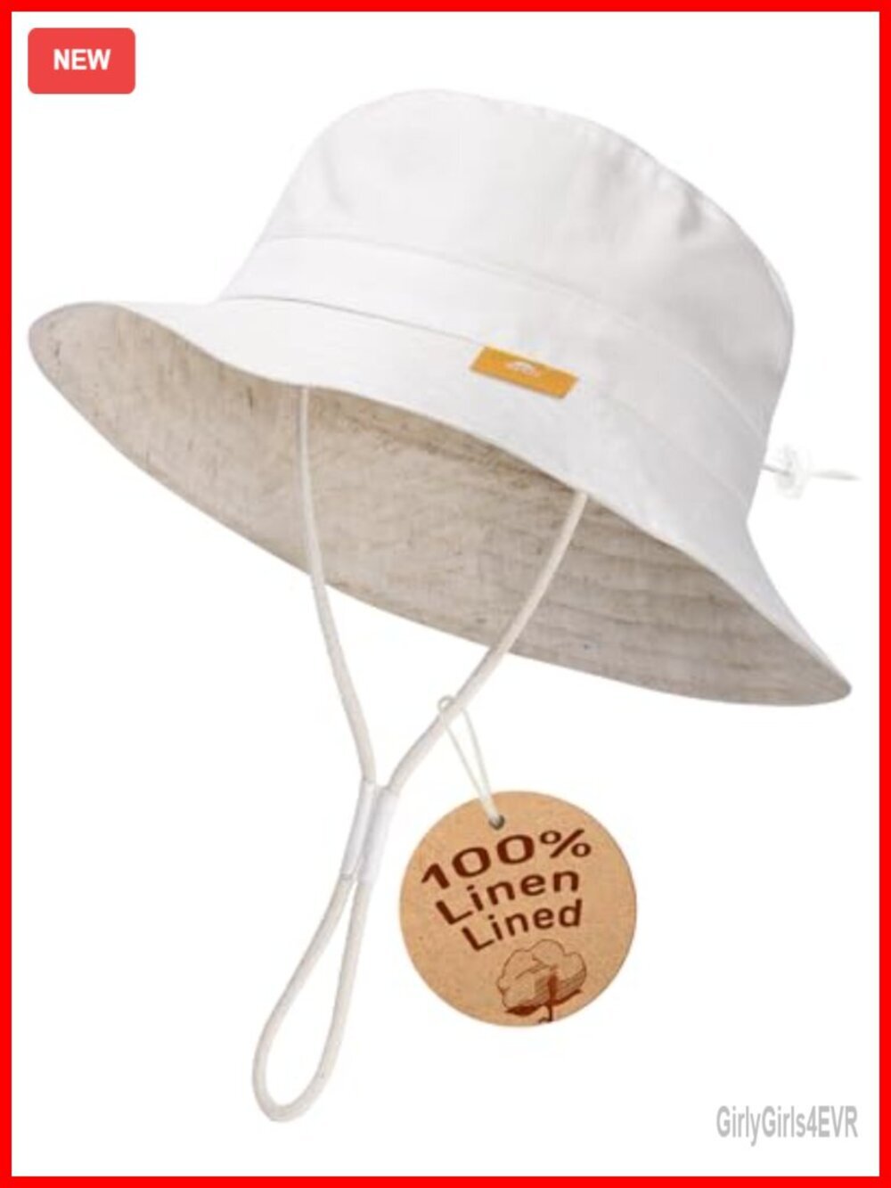 Unisex Toddler Summer Bucket Hat Cotton Lining UPF 50+ Sun Protection